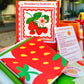 Strawberry Whole Cloth Quilt Kit – Beginner Sewing Kit