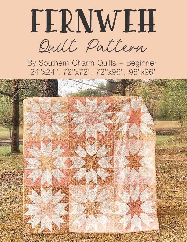 Fernweh Quilt Pattern - Paper Pattern