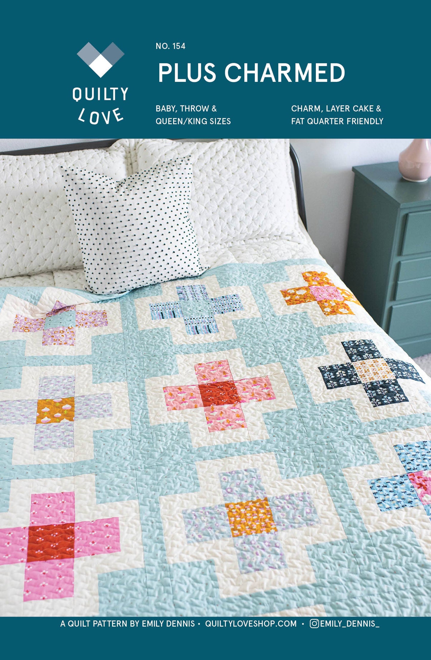 Plus Charmed PAPER Quilt Pattern