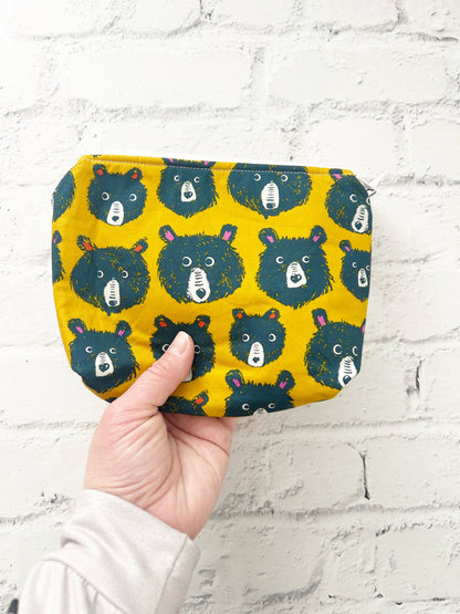 Small Cosmetics Bag, Make up bag, Toiletry Pouch 