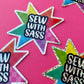 Sew With Sass Star Sticker