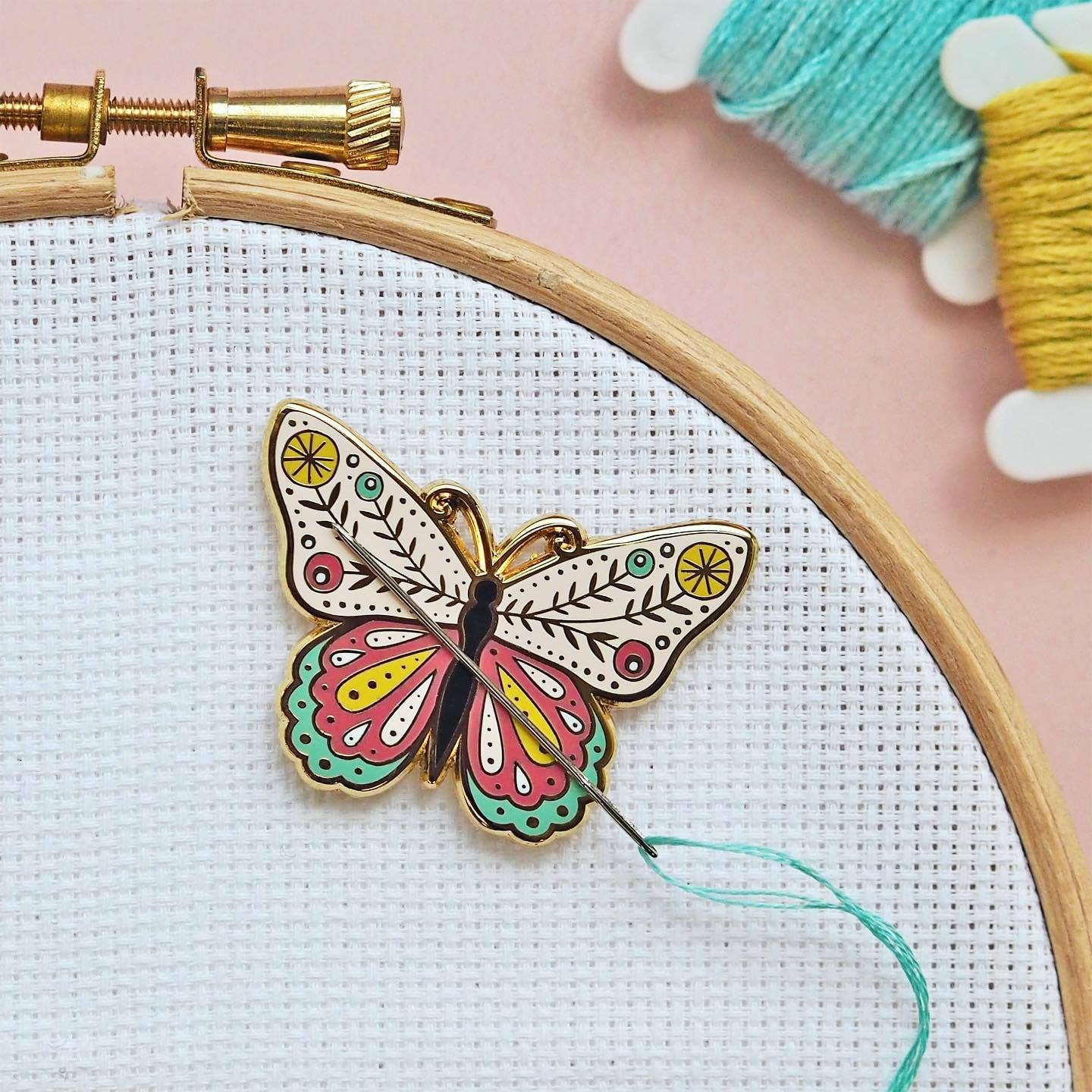 Butterfly Magnetic Needle Minder: Butterfly needle minder only